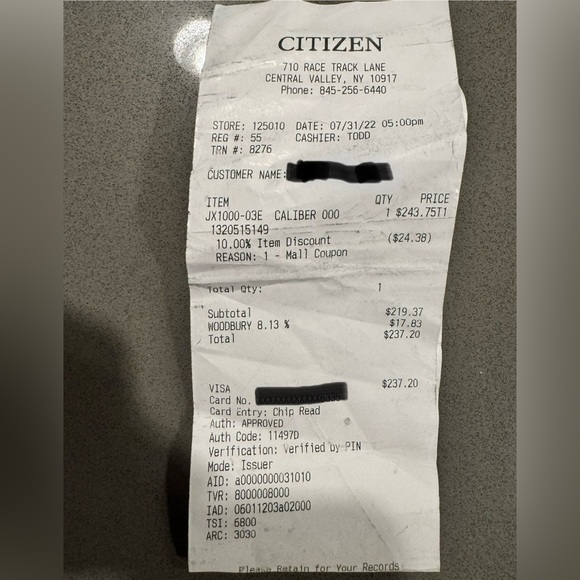 Citizen smart watch - Picture 3 of 3